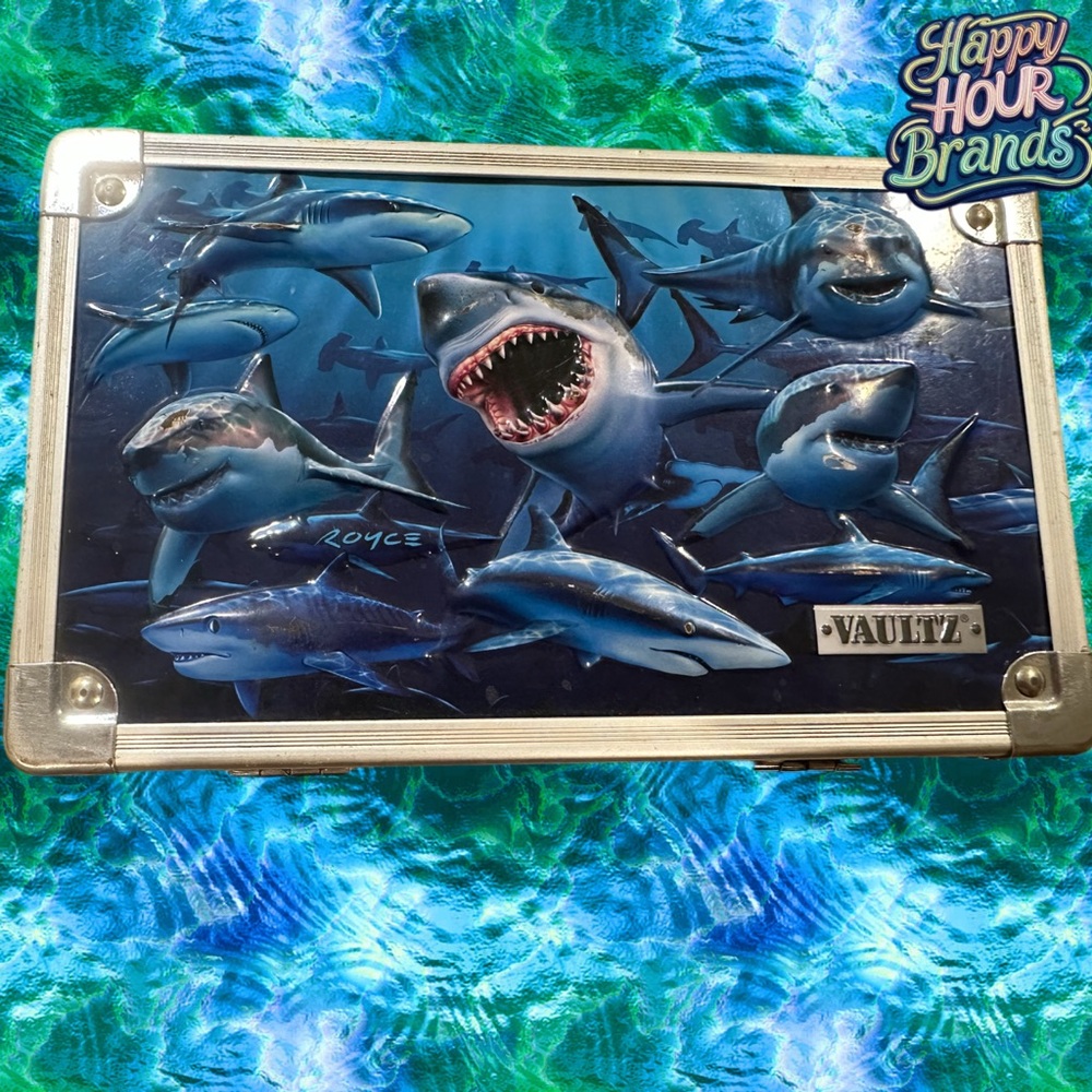 VAULTZ 3D Sharks Lenticular Pencil Box Case - Missing Key